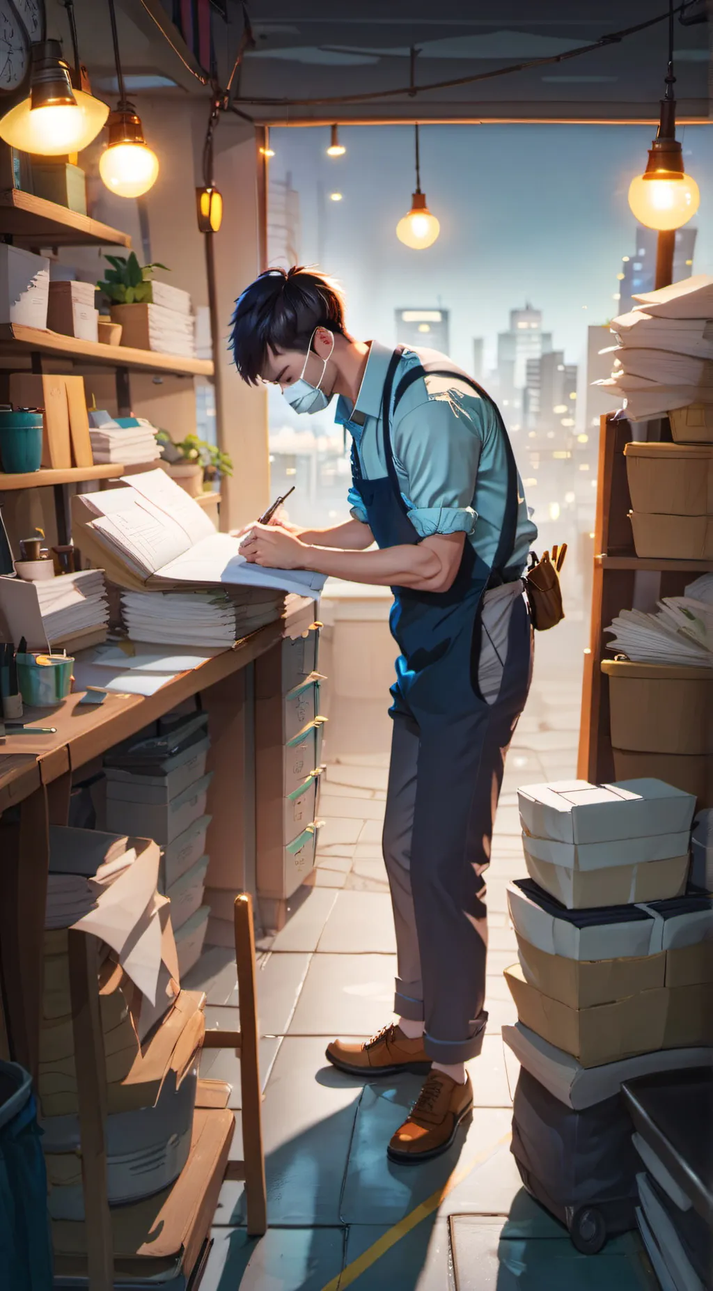 ai character: alex background