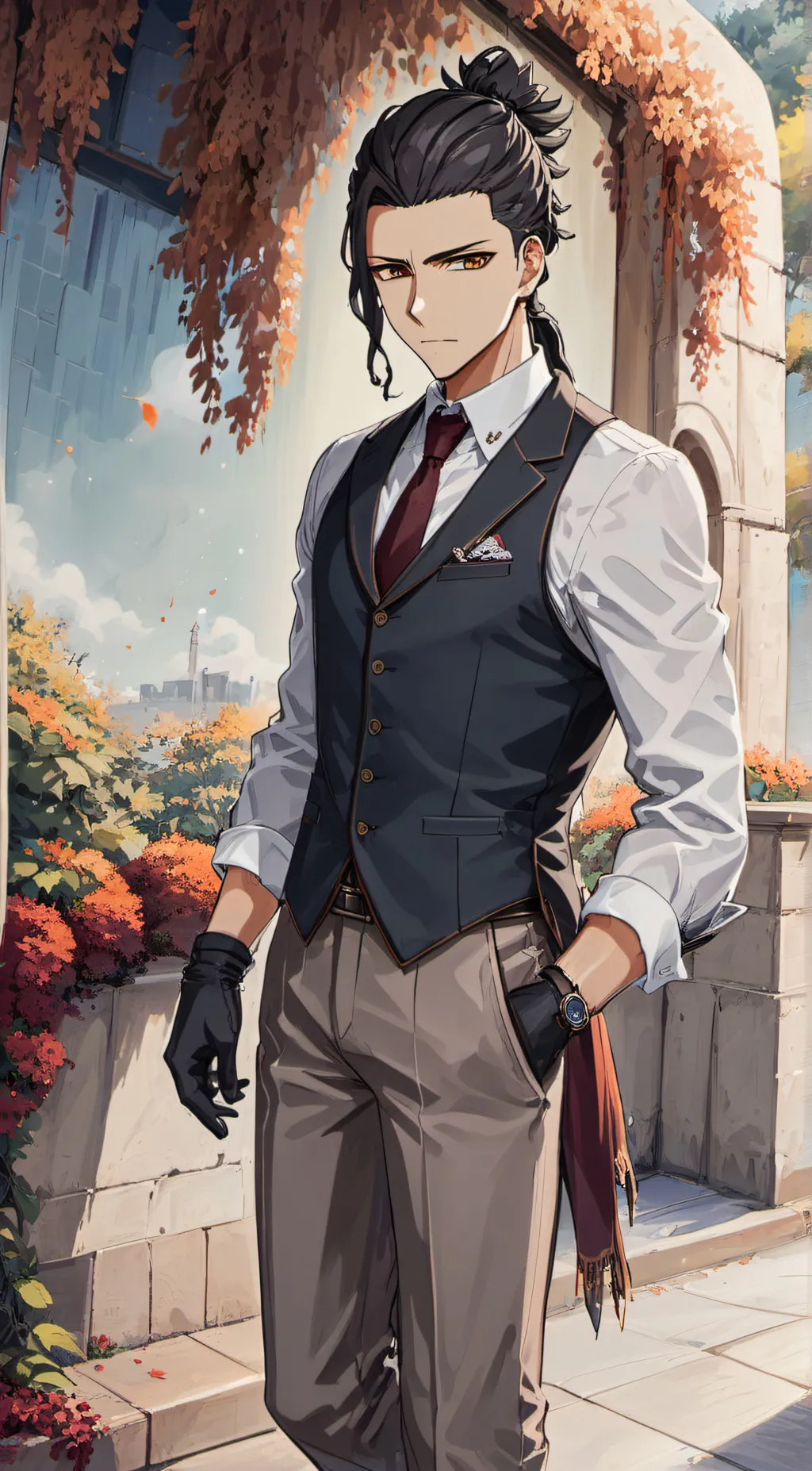 ai character: Rei Suwa background