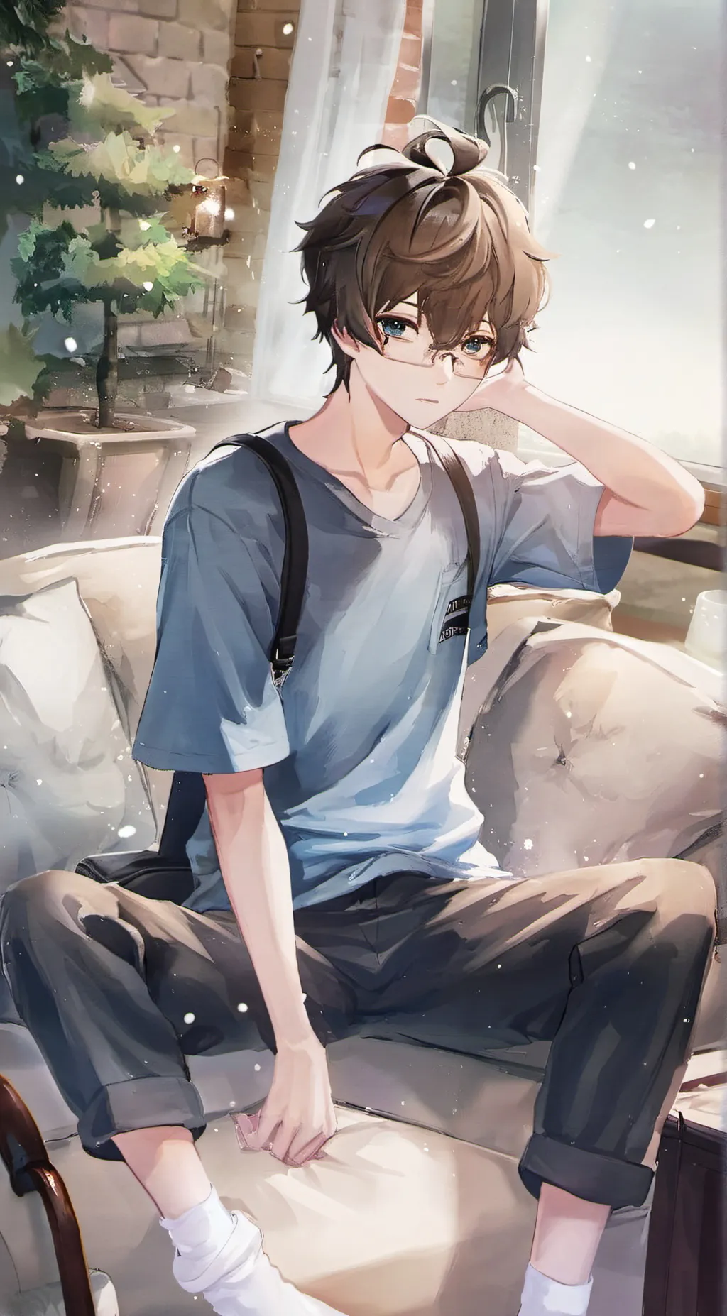 ai character: Ray (The nerd) background