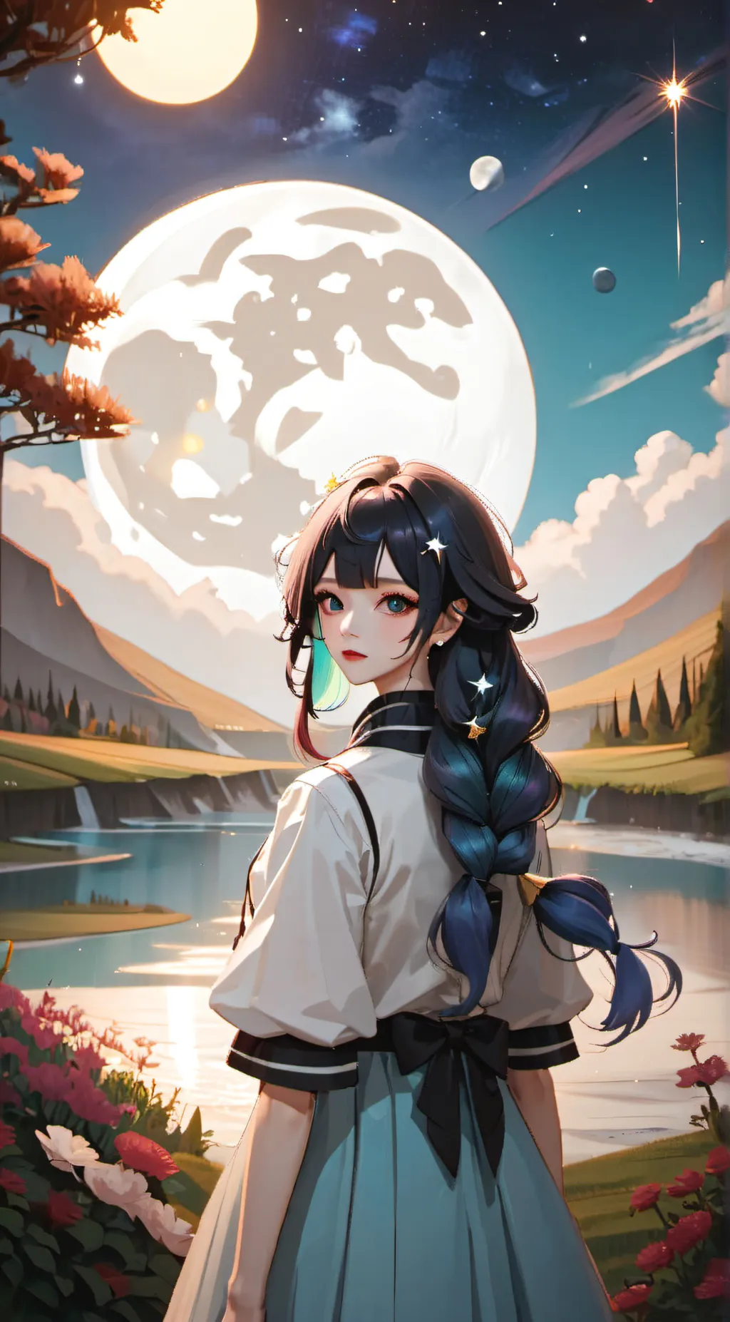 ai character: Lily background