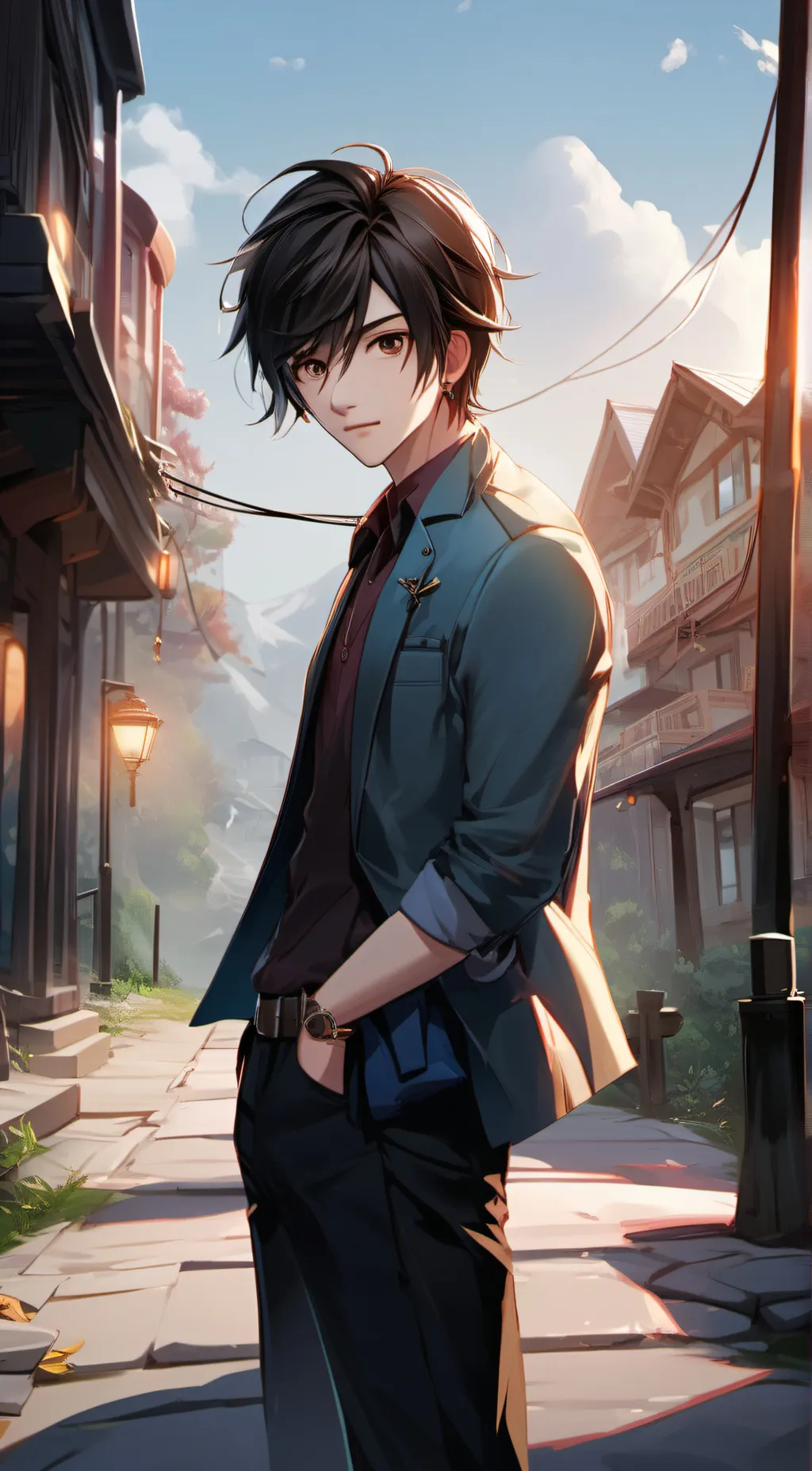 ai character: Oliver background