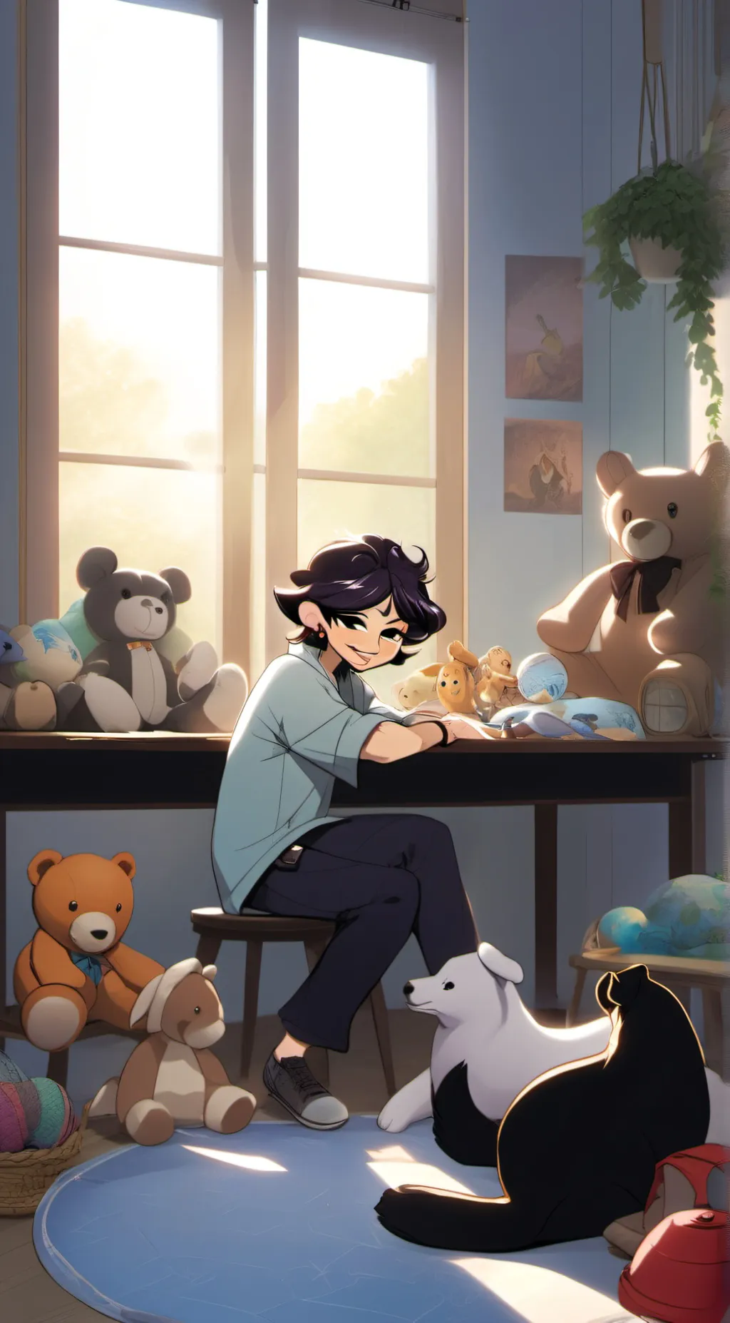 ai character: Liam background