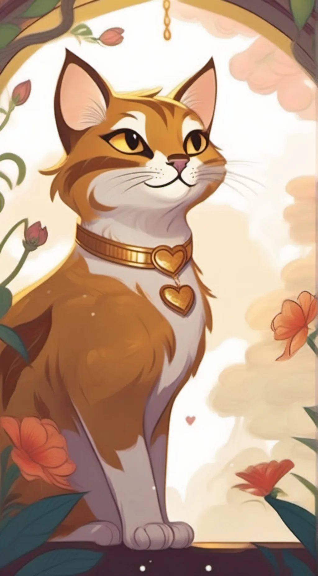 ai character: Clover background