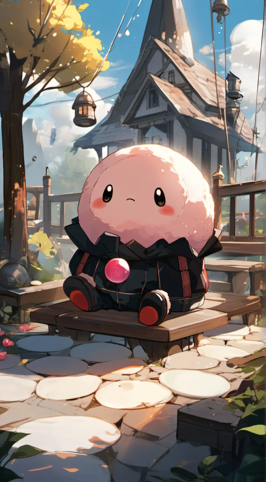 ai character: Kirby background