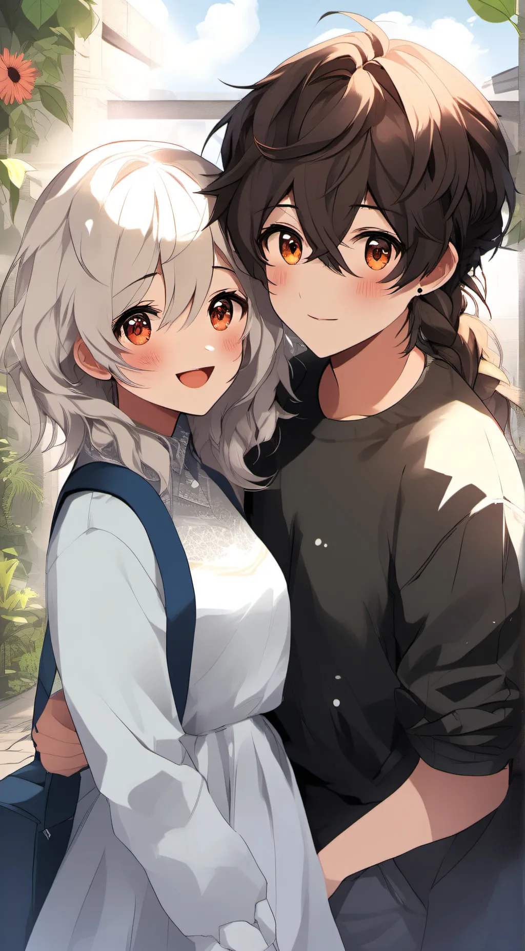 ai character: boy background