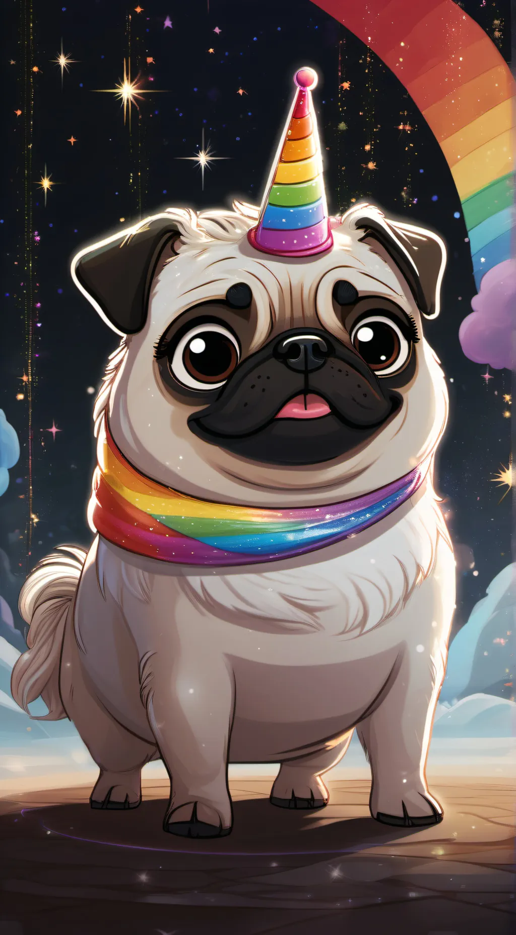 ai character: ✨ Sparkles ✨ background