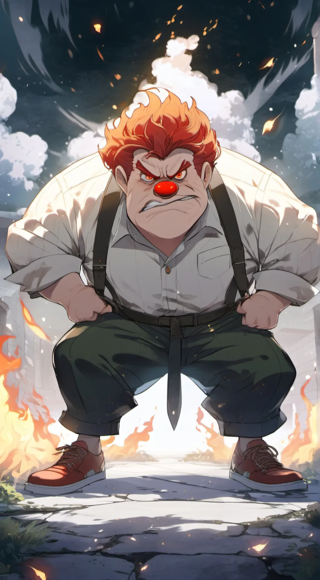 ai character: Heat Miser background
