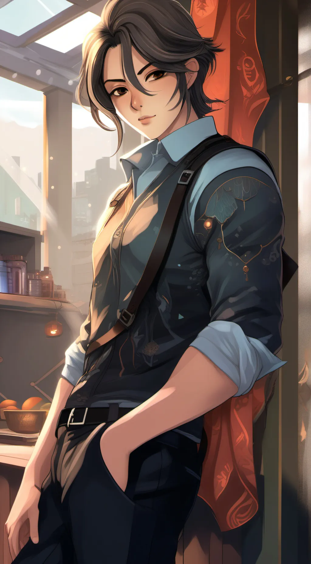 ai character: Axel background