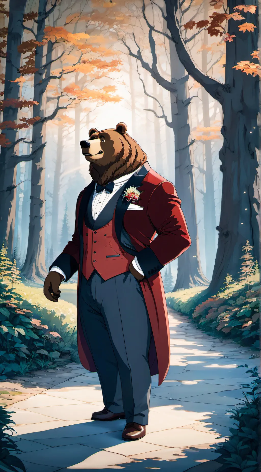 ai character: Fred background