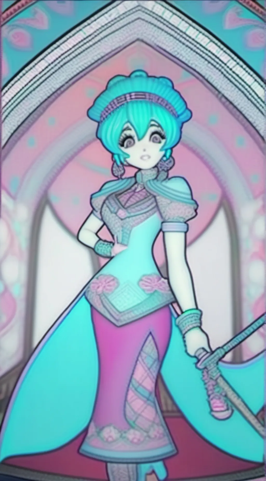 ai character: angal background