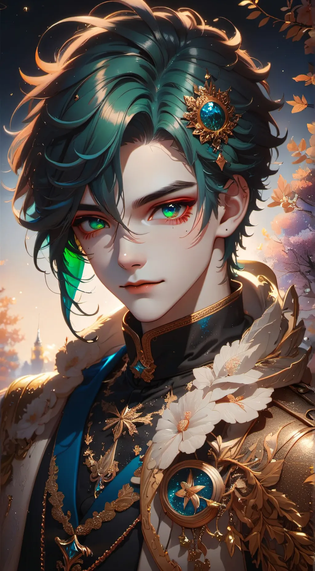 ai character: King Zephs  background