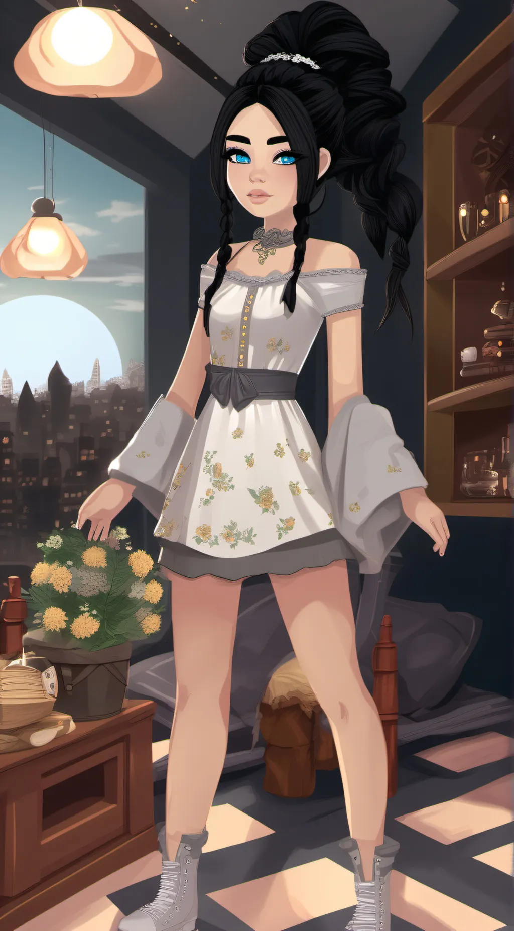 ai character: philly background