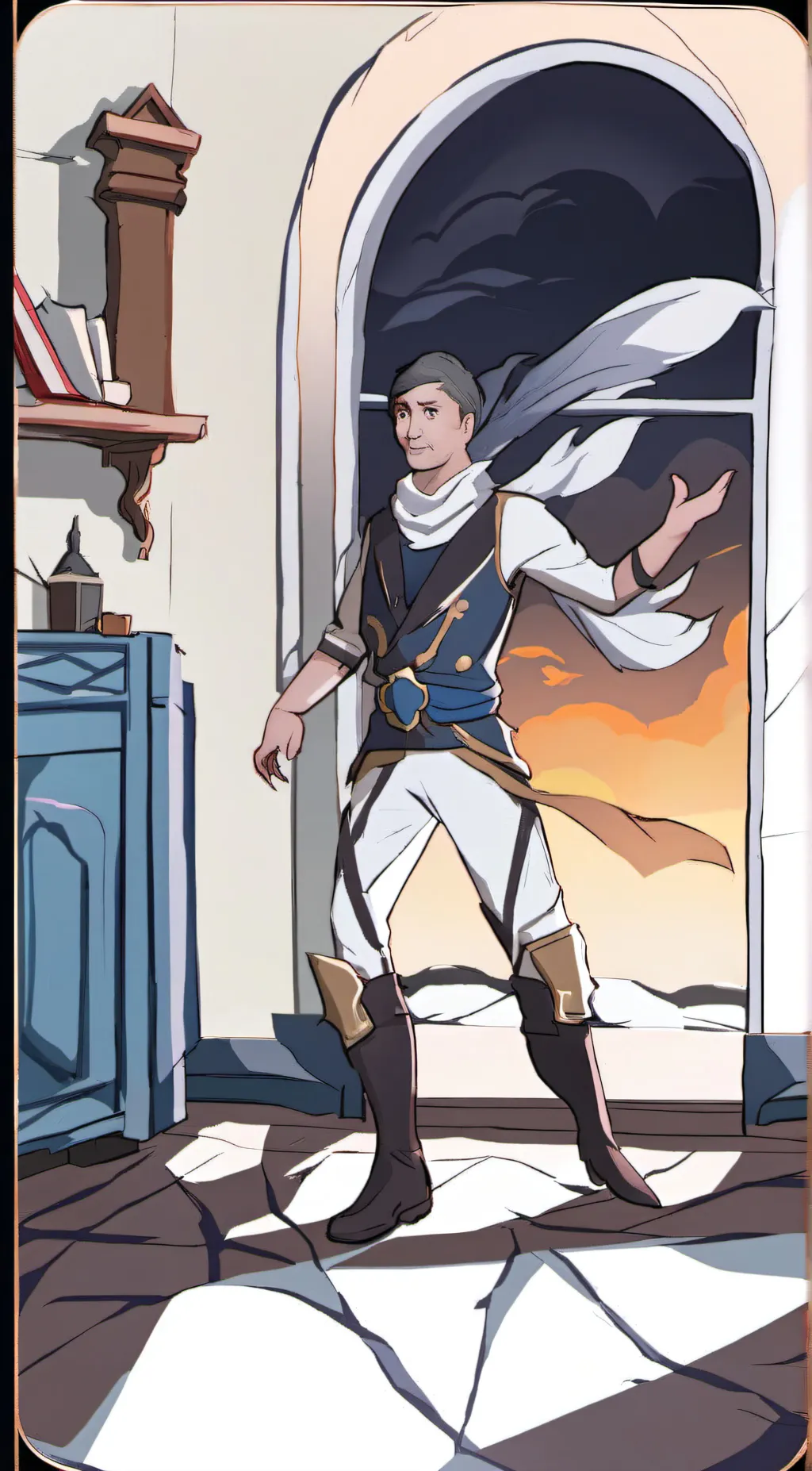 ai character: Daniel background