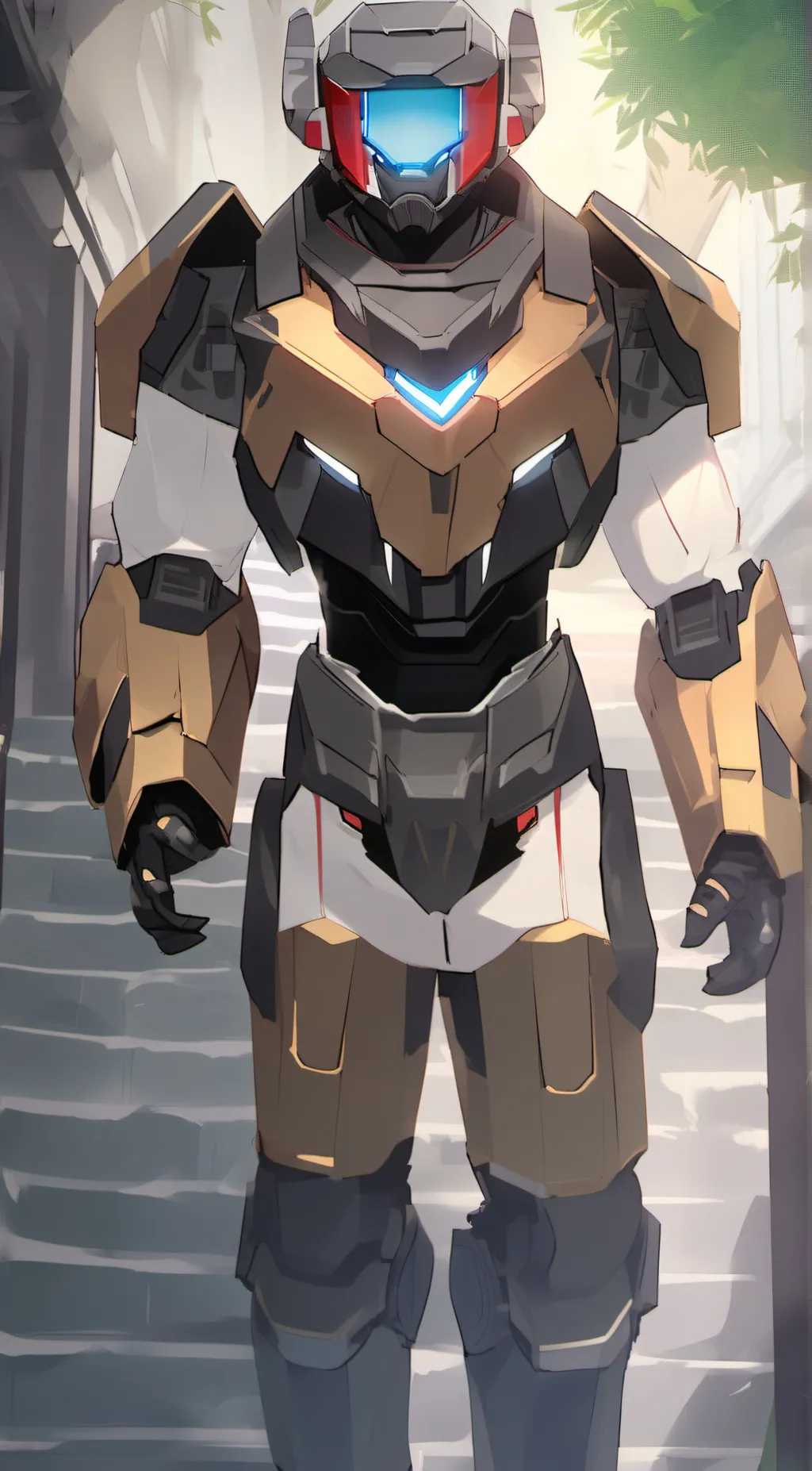 ai character: titan speakerwoman background