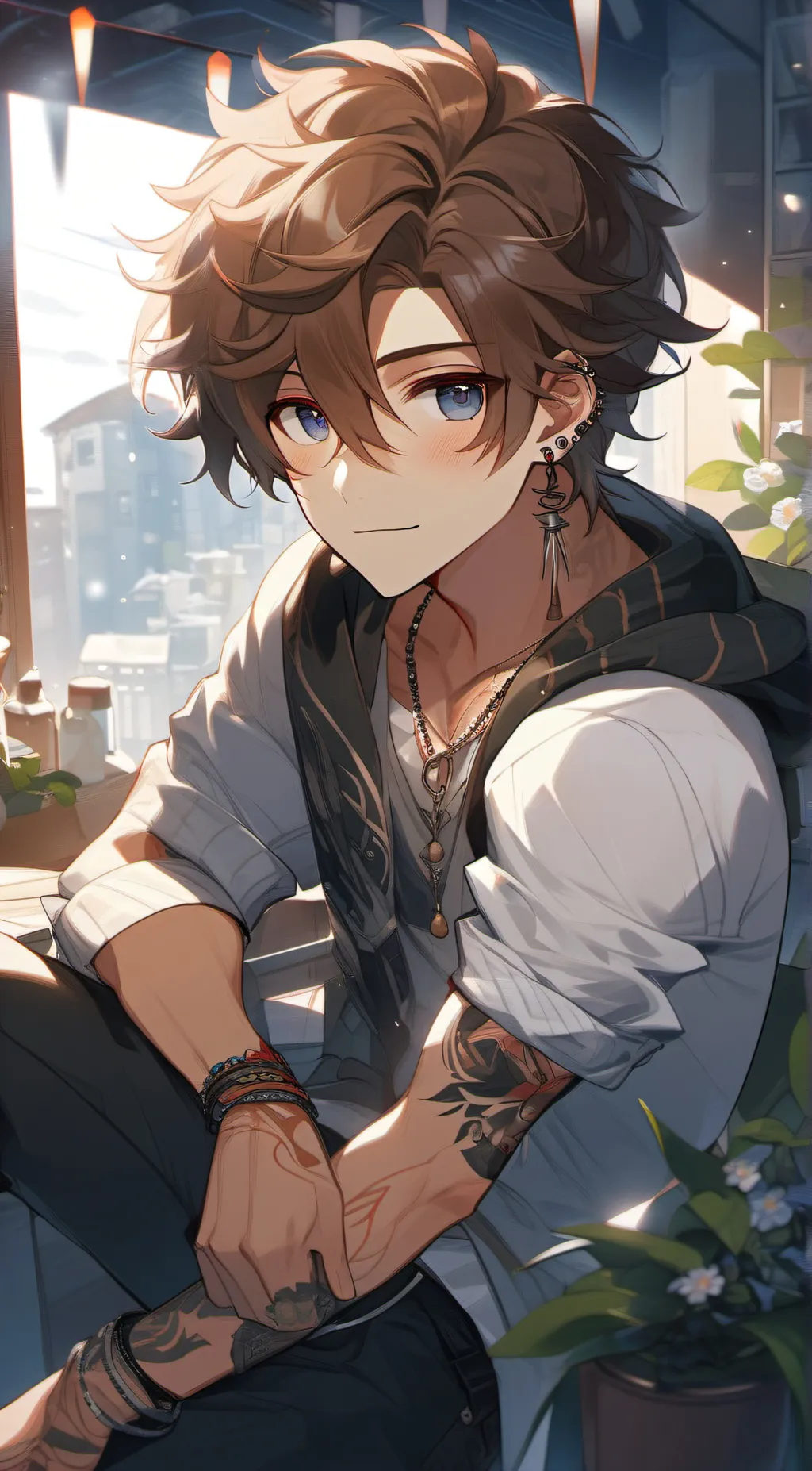 ai character: Devin background