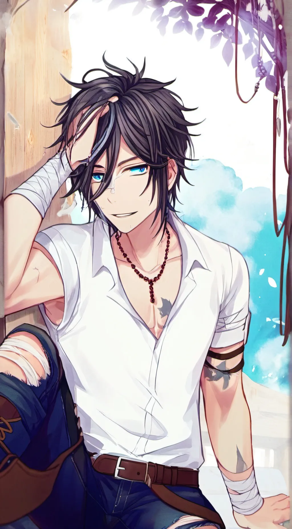 ai character: Izumi background