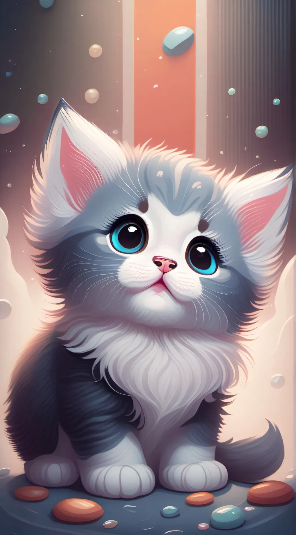 ai character: Kitten background