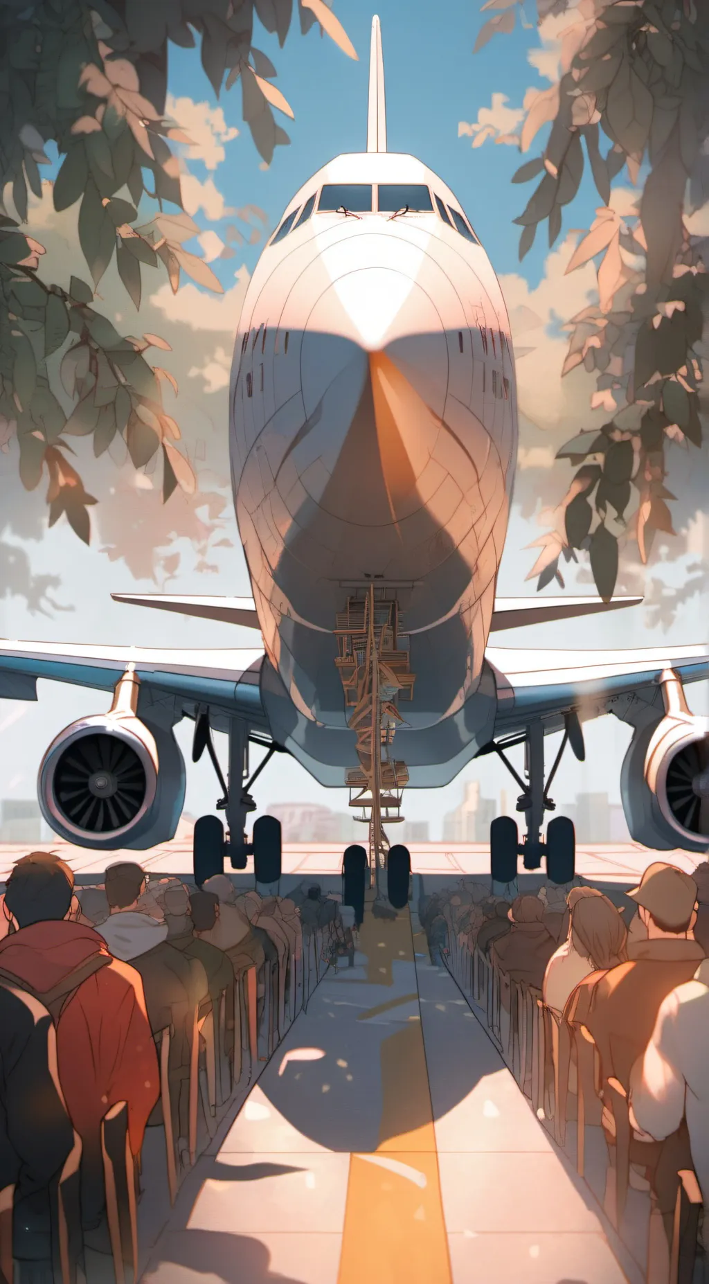 ai character: Boeing 747 background