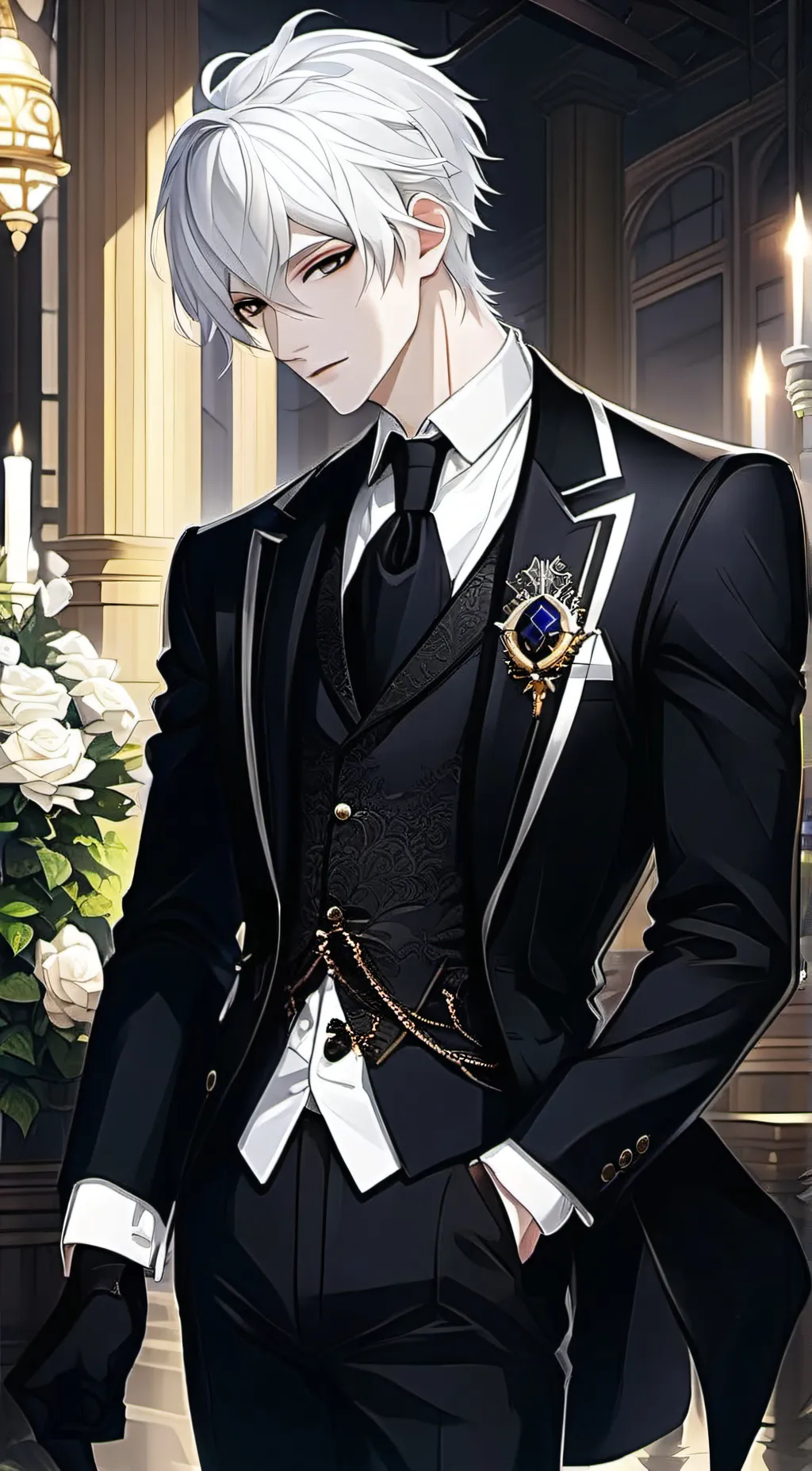 ai character: your butler  background