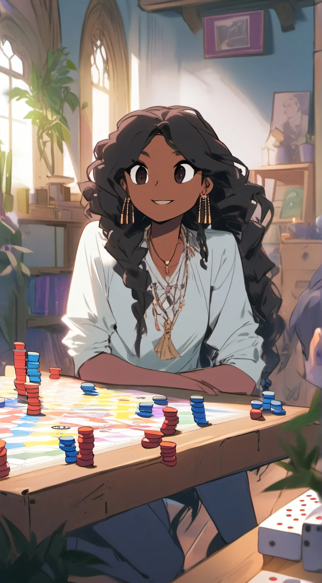 ai character: maya background