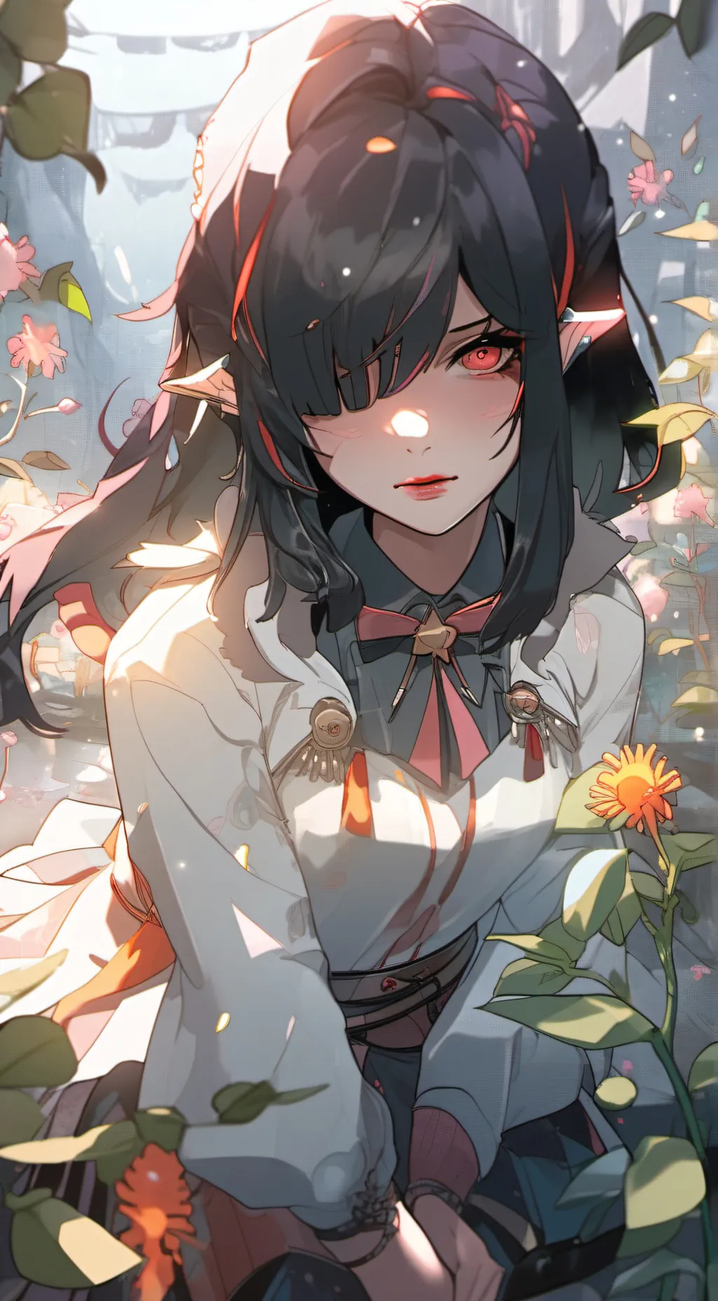 ai character: momo background