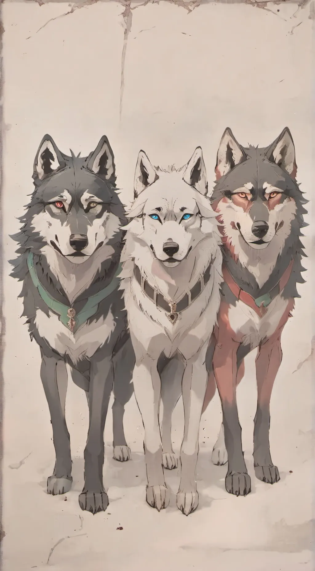 ai character: The lone triplets background