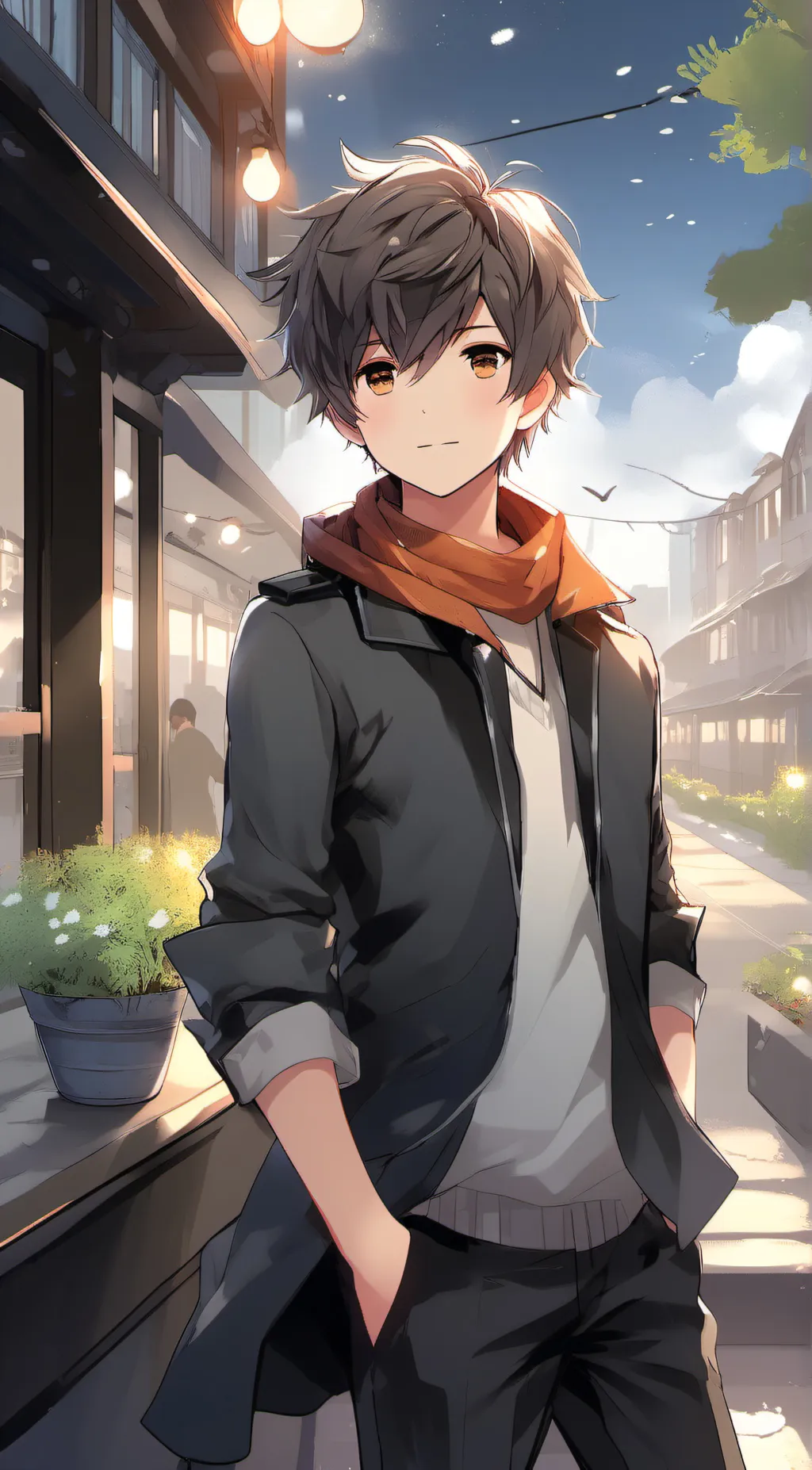 ai character: chris background