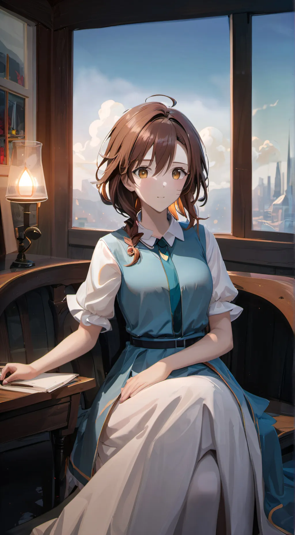 ai character: Stacy fronk background