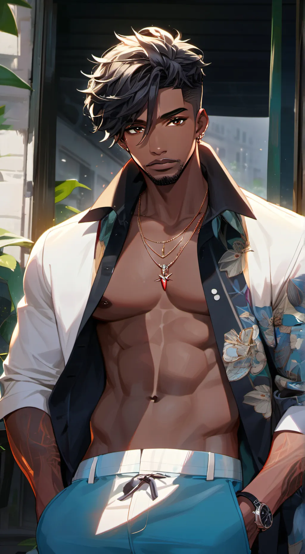 ai character: daddy background