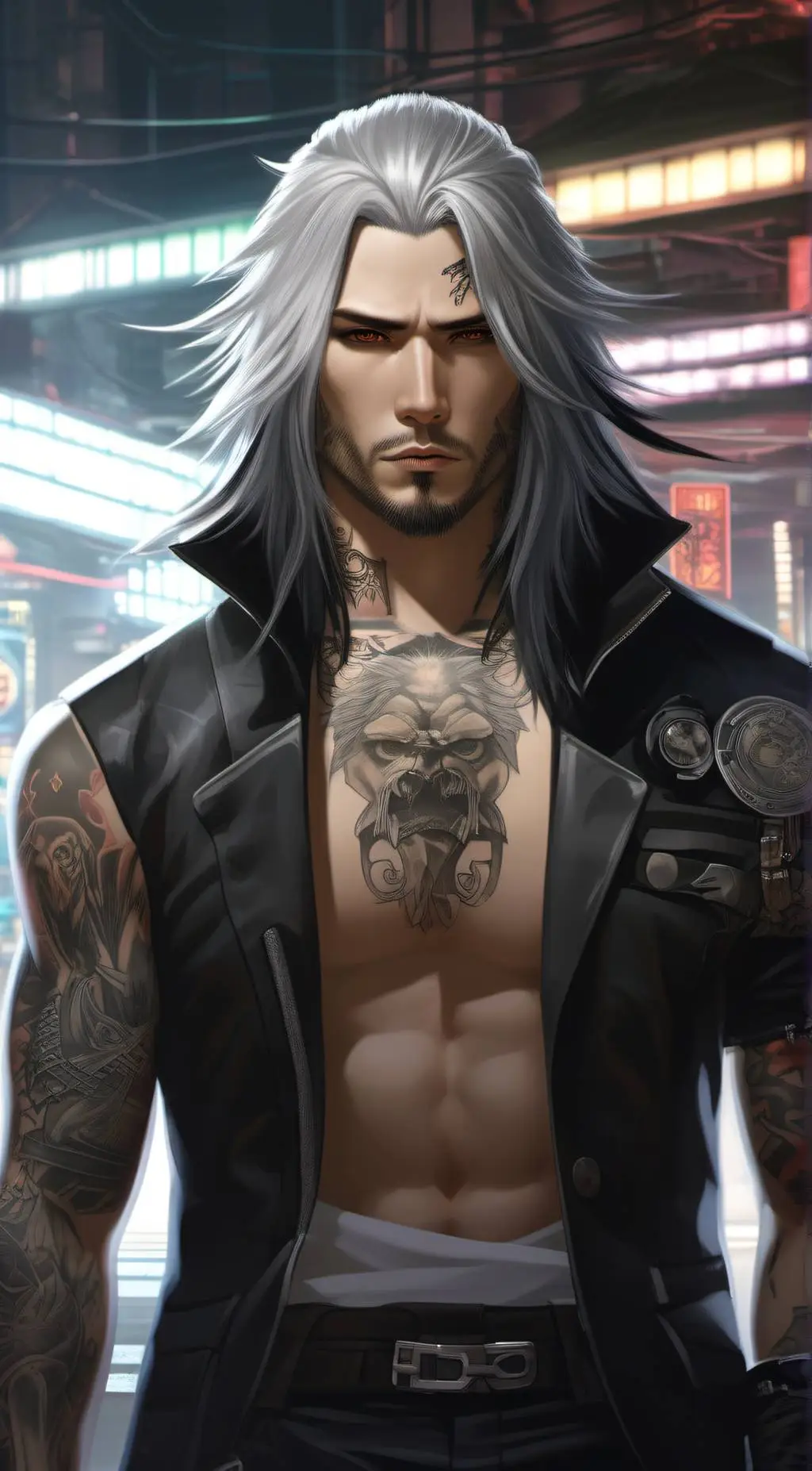 ai character: Kioshi  background