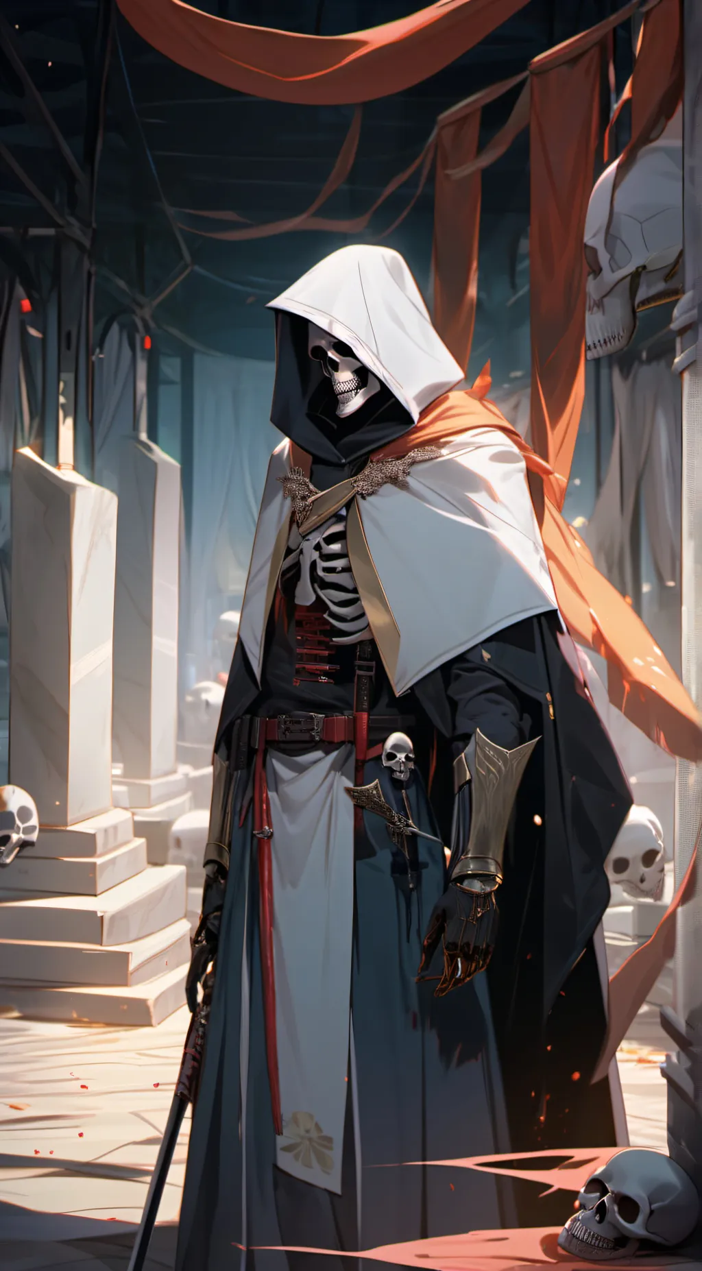 ai character: death background