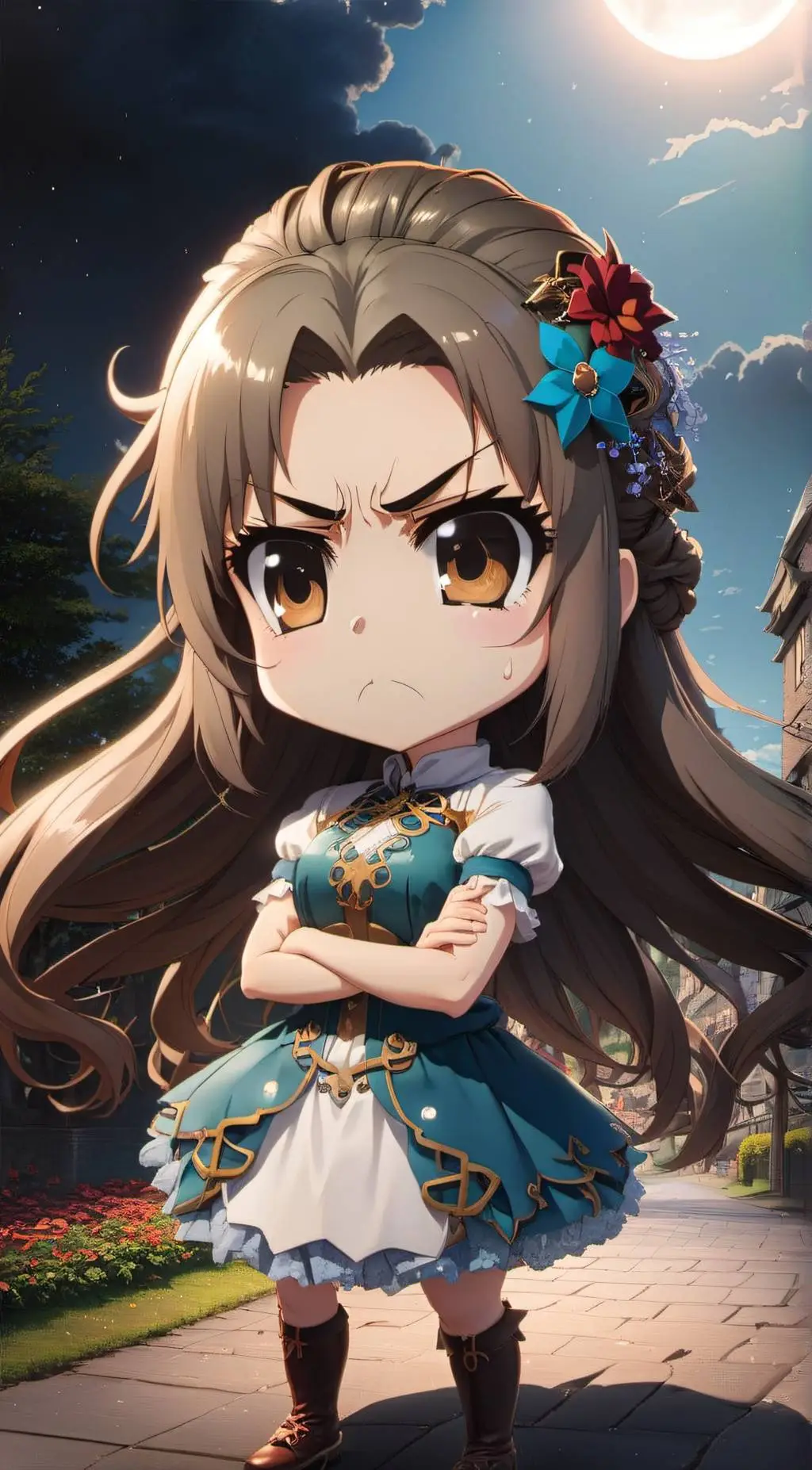 ai character: PUMPDIN HEADS 😡 background