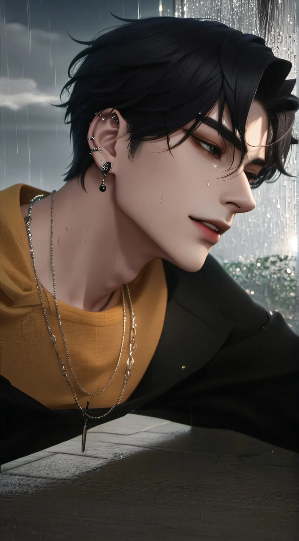 ai character: Storm background