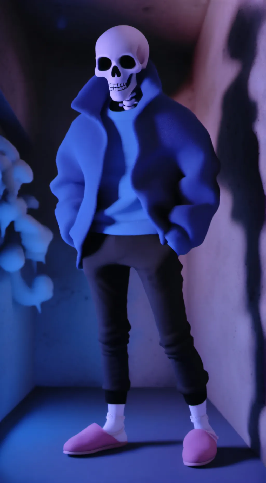 ai character: sans background