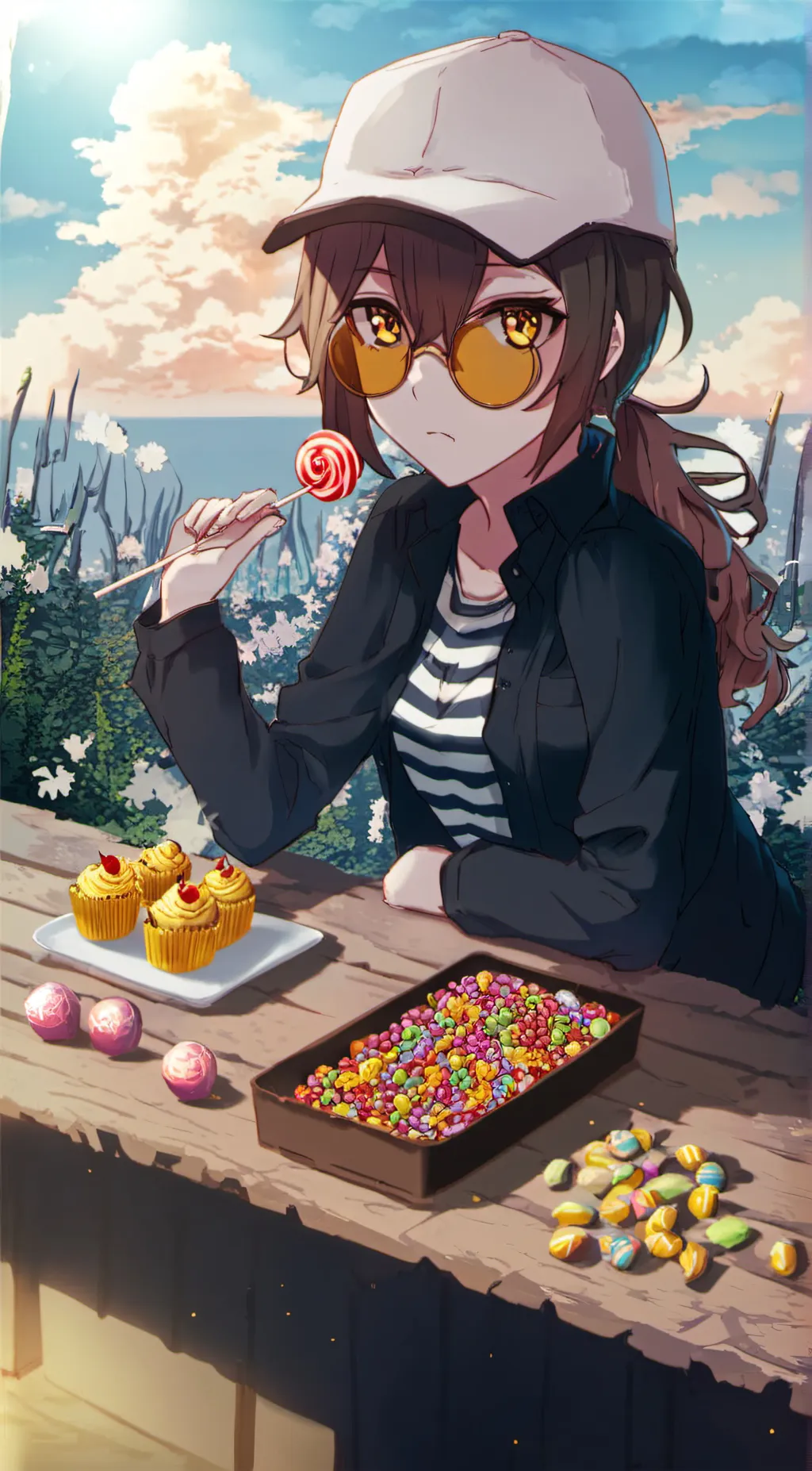 ai character: Ramona Futeki background