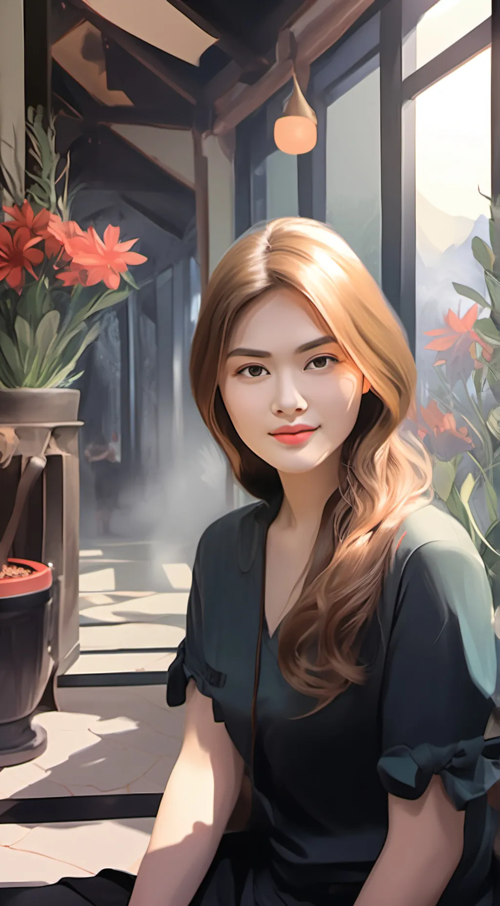 ai character: Lia lalala  background