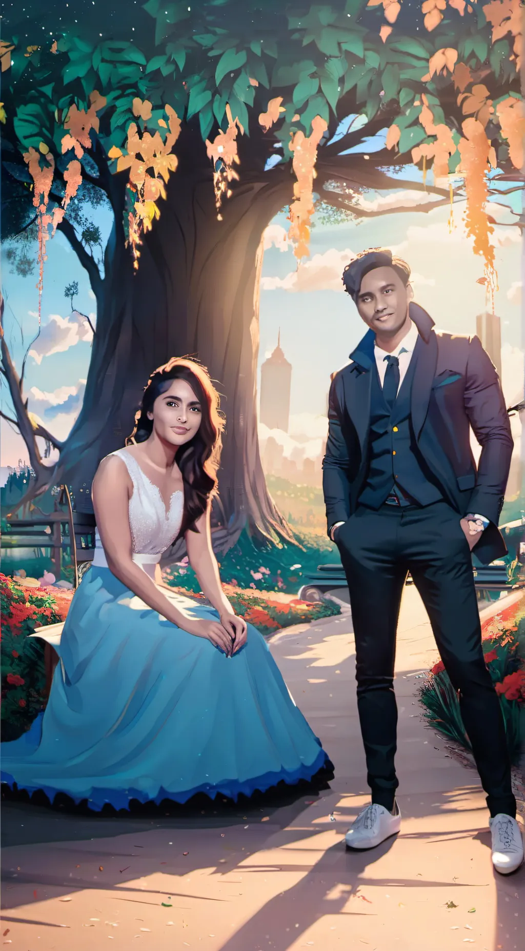 ai character: Abby background