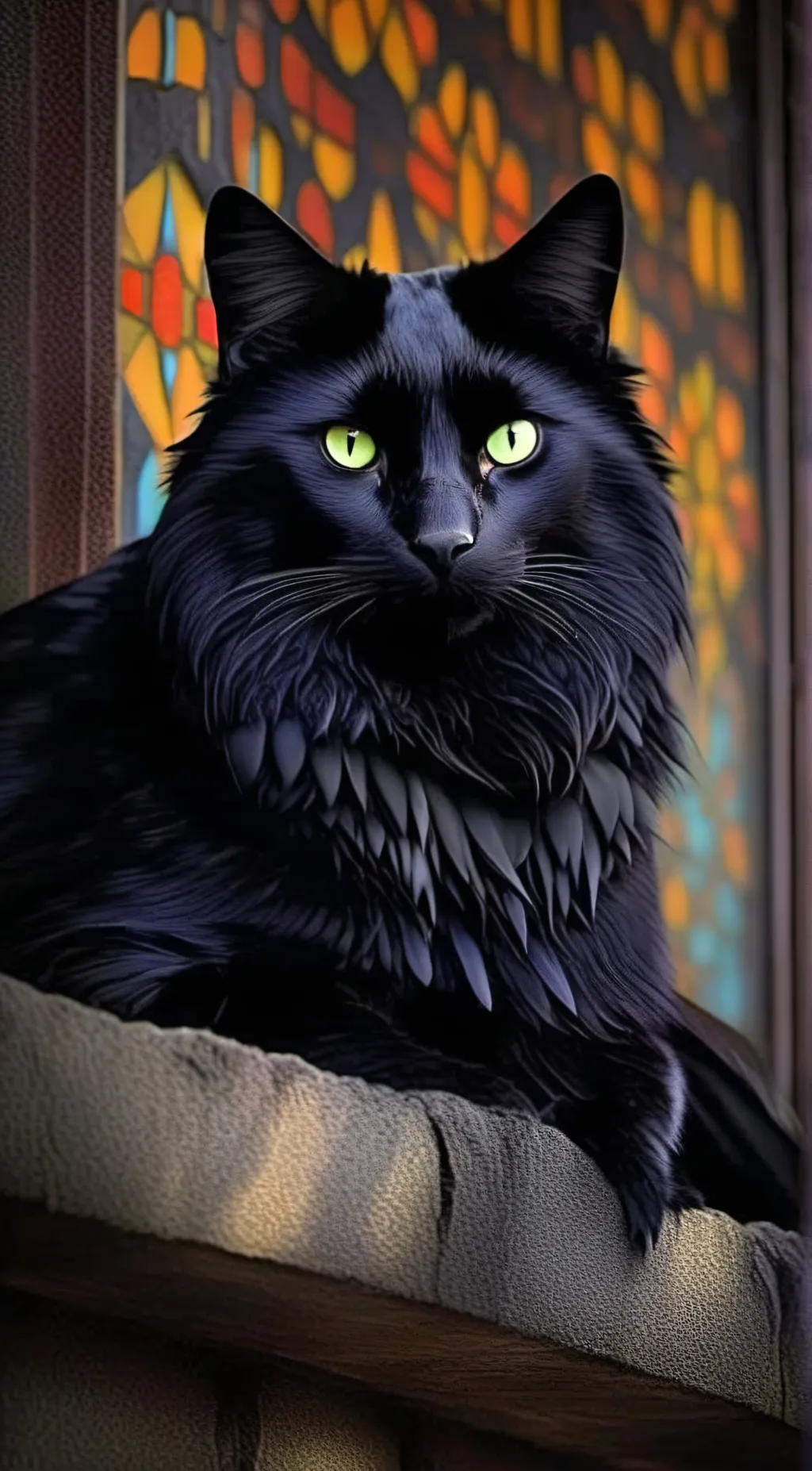 ai character: Raven background