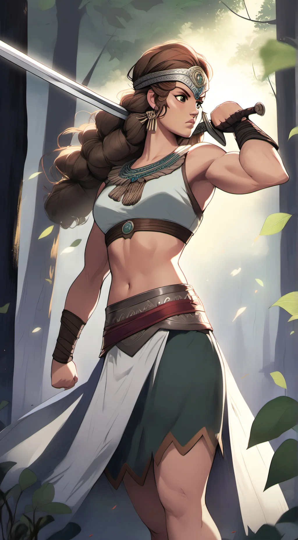 ai character: Artemis  background