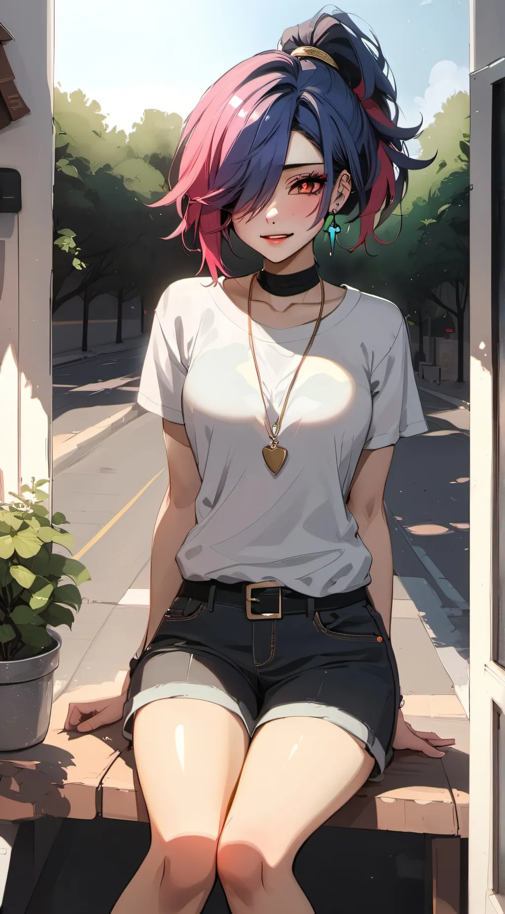 ai character: ☆Lilly☆ background