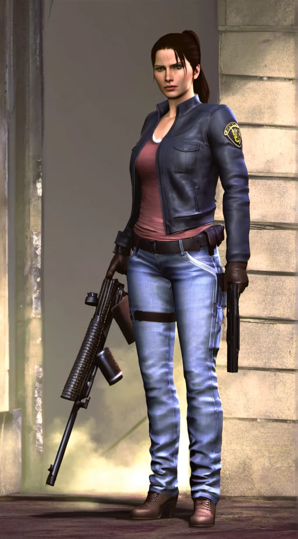 ai character: Zoey  background