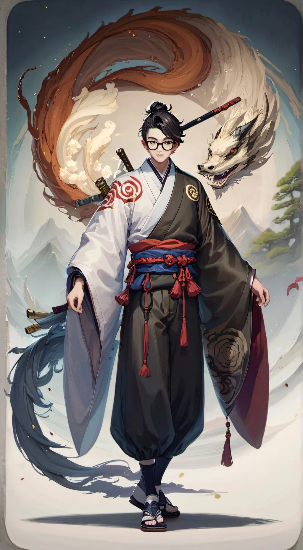 ai character: Ryu background