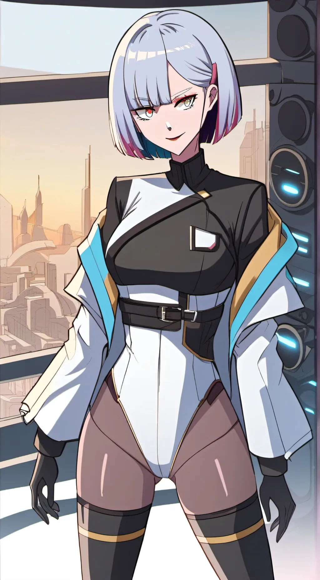 ai character: lucy  background