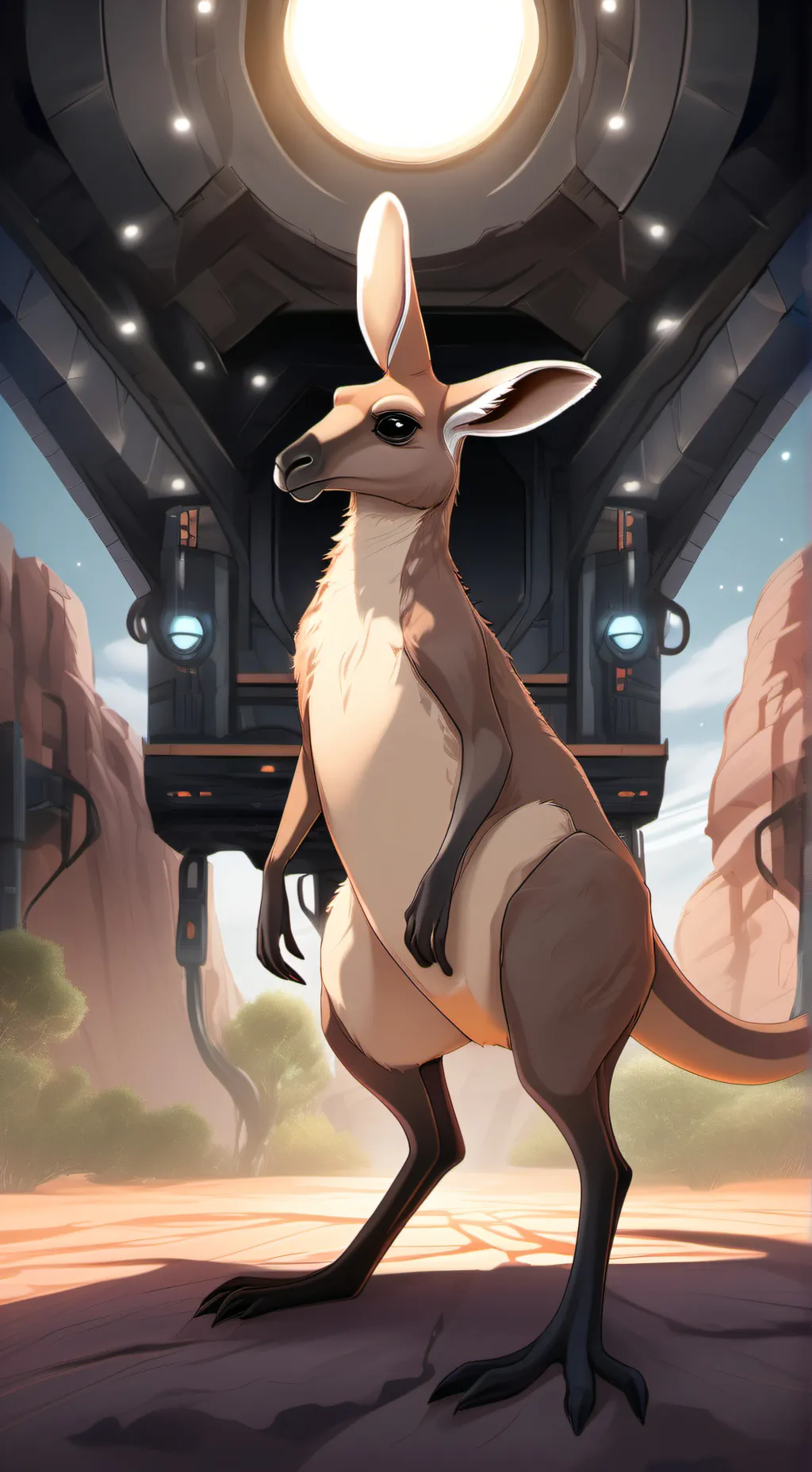 ai character: Kangy background