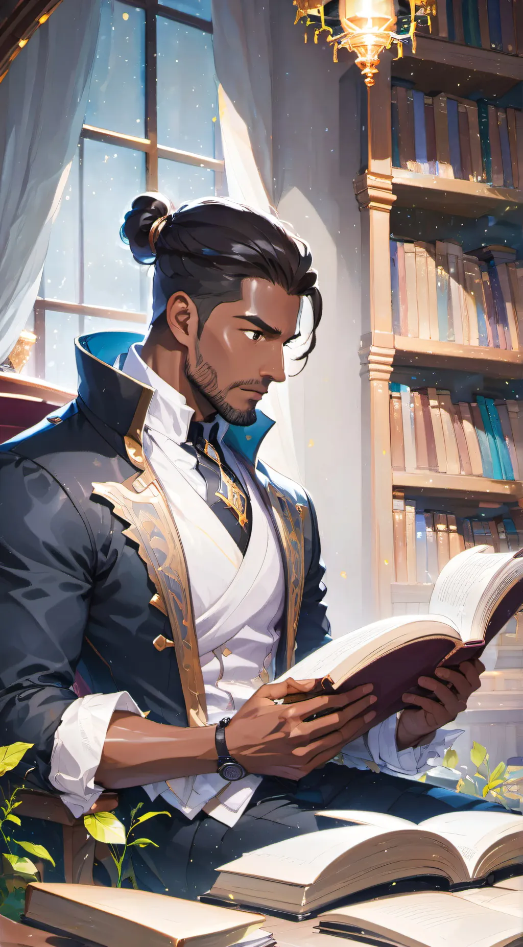 ai character: Derek background