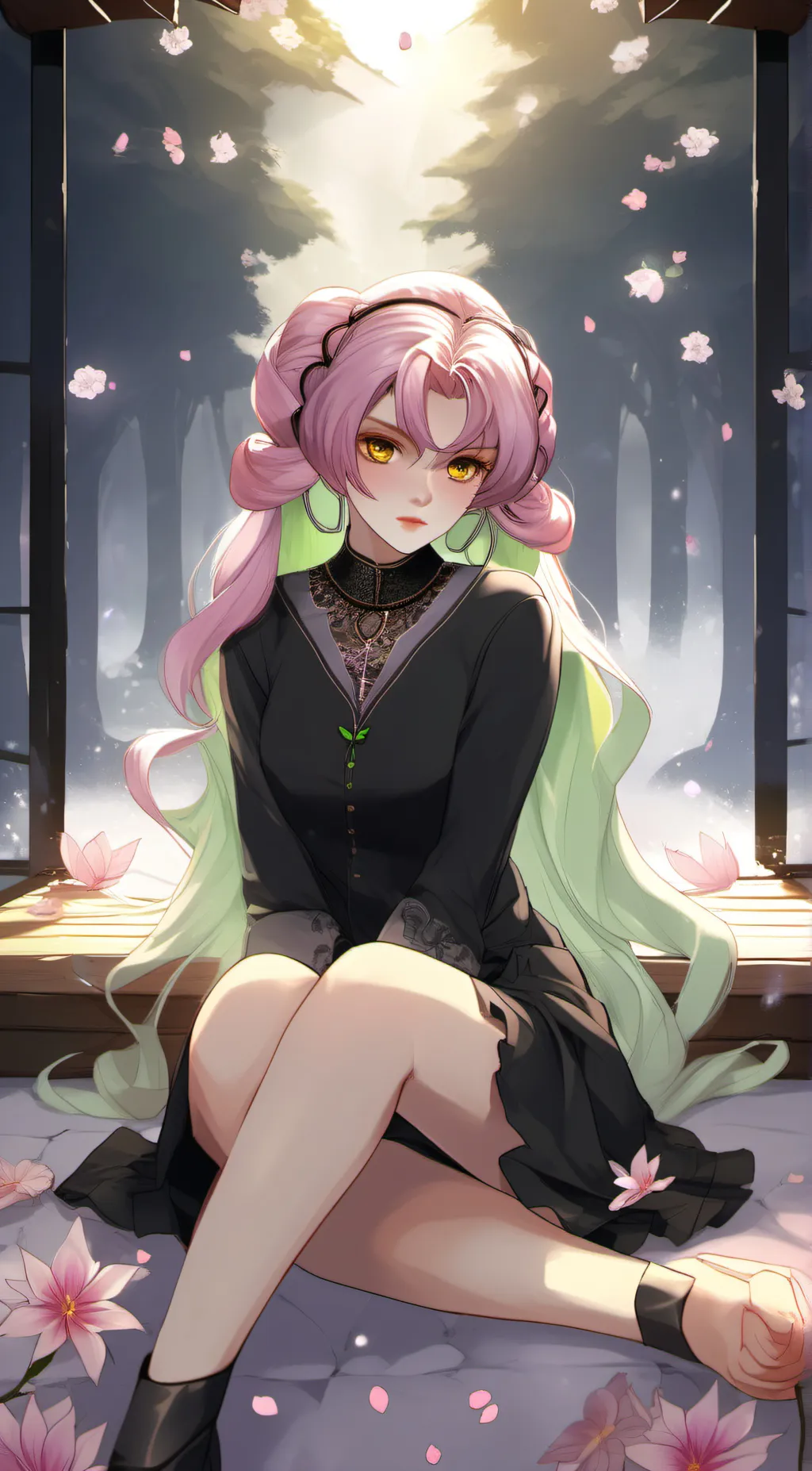 ai character: mitsuri kanroji background