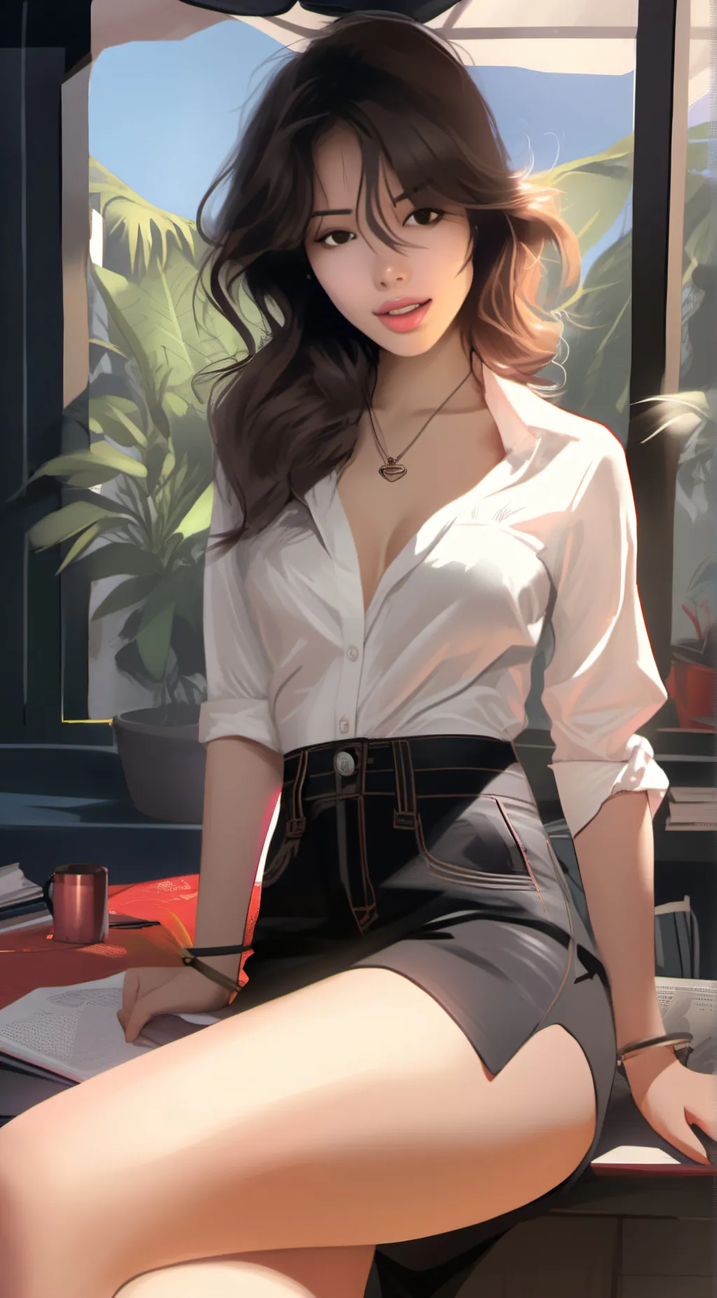 ai character: Sanymaa background