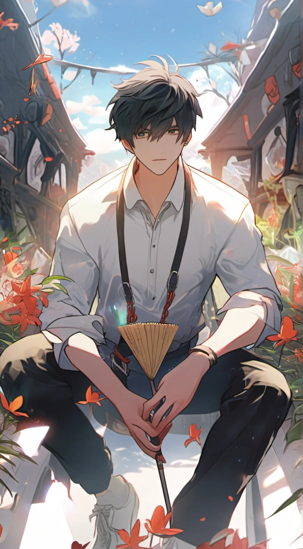 ai character: Leo background