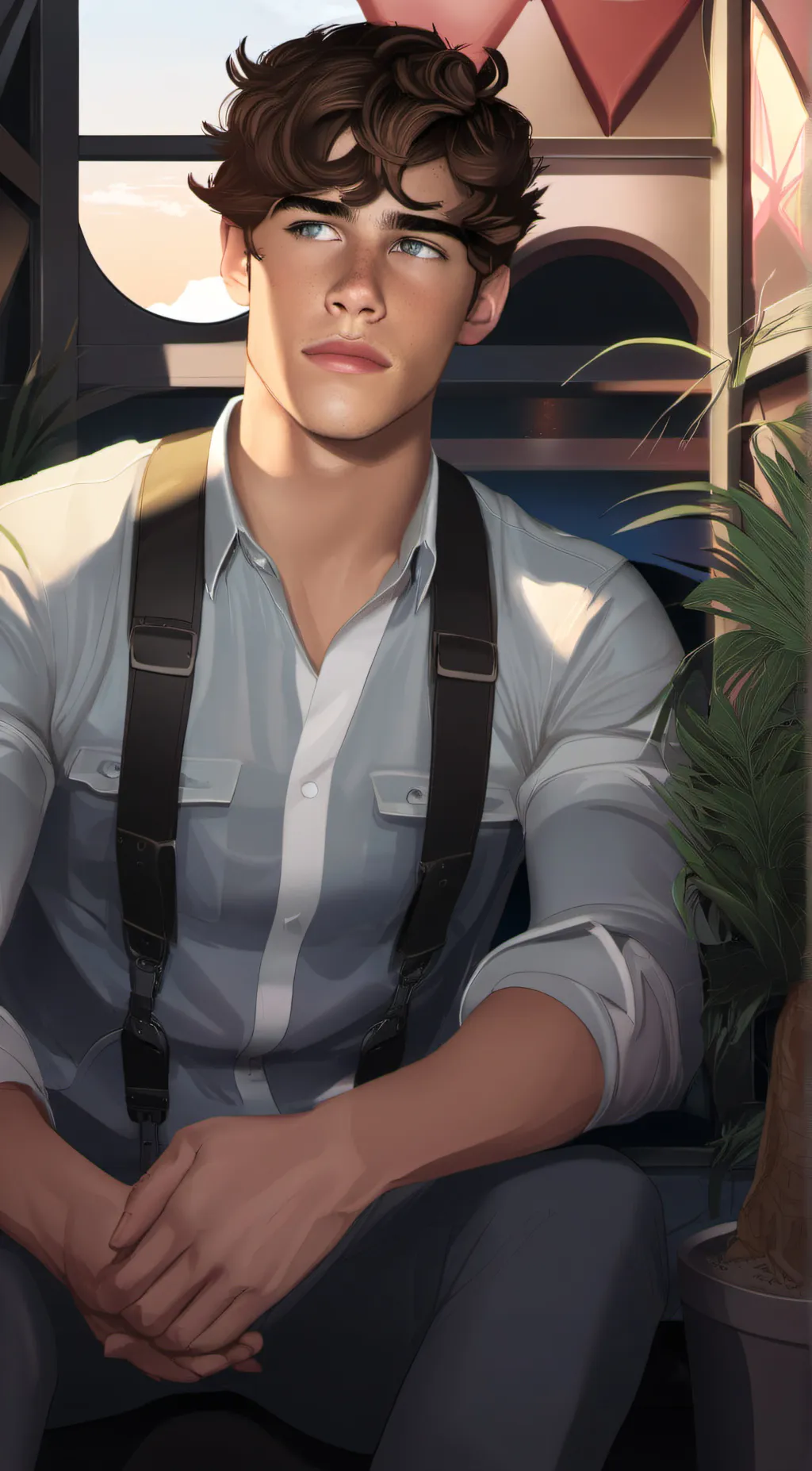 ai character: Hunter background