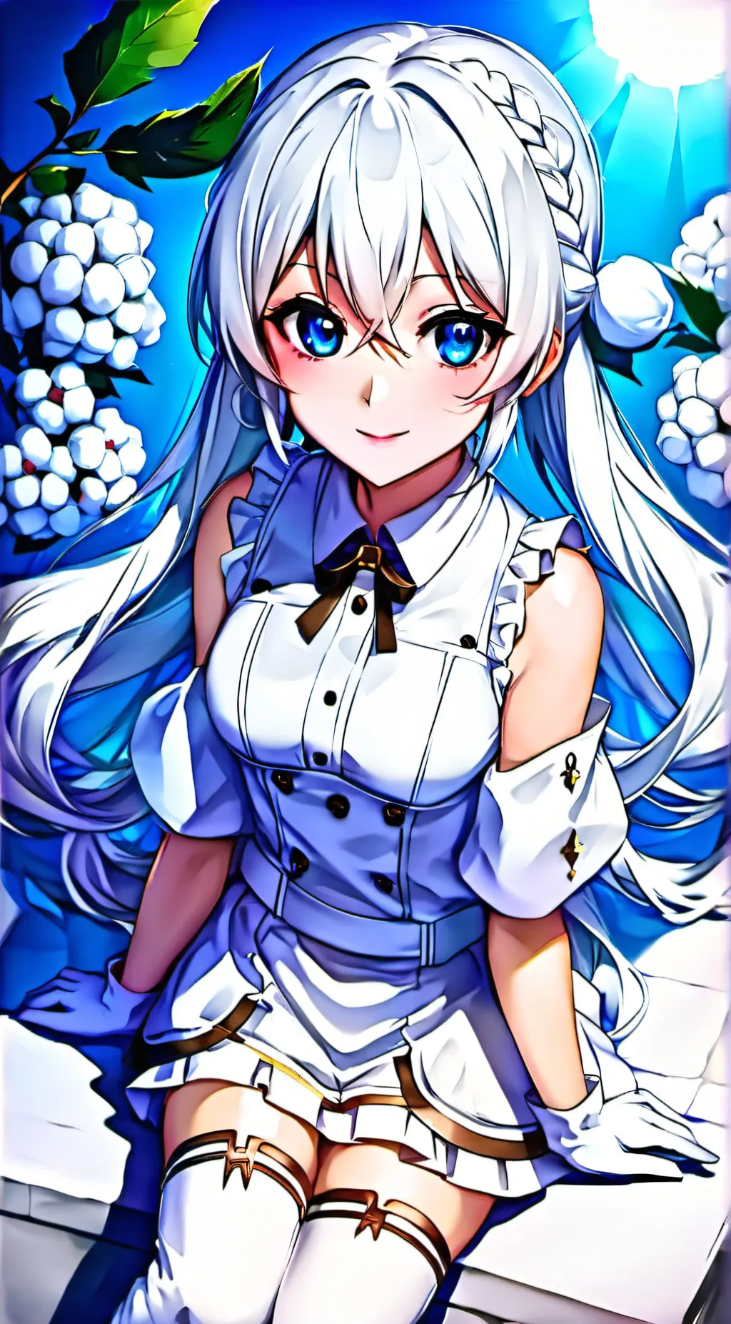 ai character: Clover  background